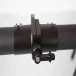 30mm Carbon Tube Horizontal Folding Part Machine Arm Tube Base Flat Folding Pipe Clamp for Multirotor Agricultural Drone DIY